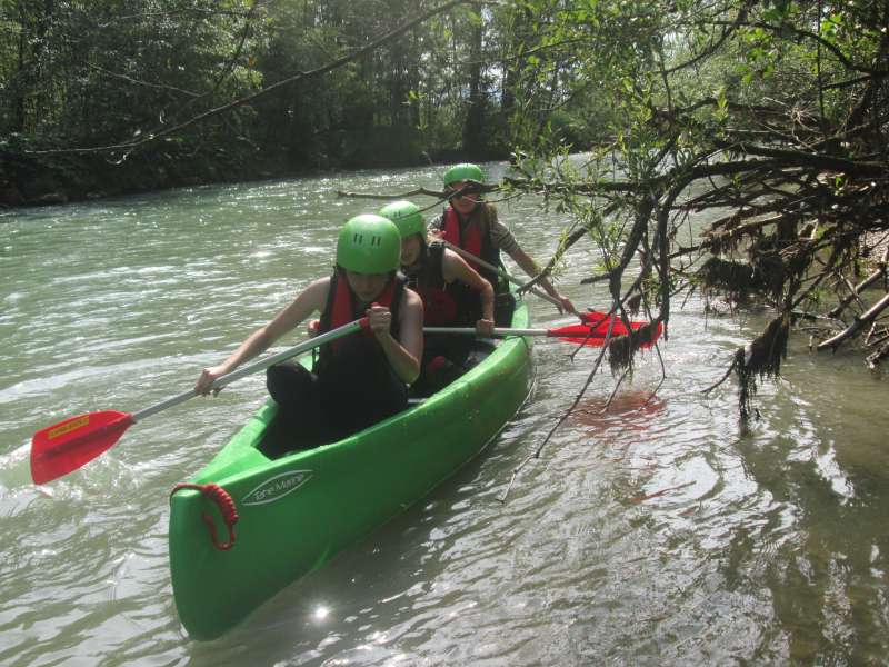 Kanutrekking auf der Ems